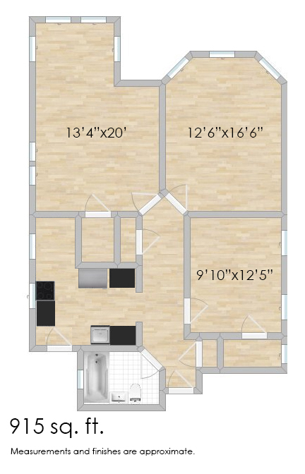 438 N. Austin Blvd. #2H Two-Bedroom Apartment