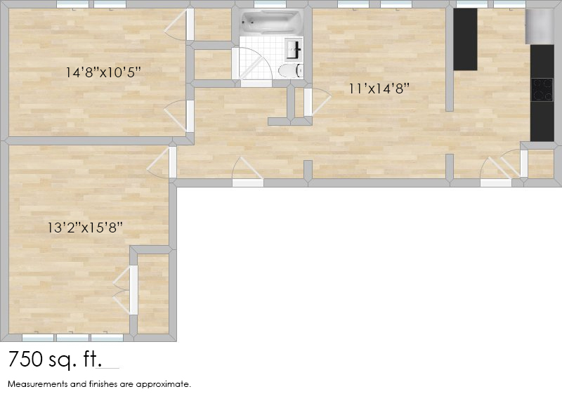1228 N. Austin Blvd. #3D Two-Bedroom Apartment