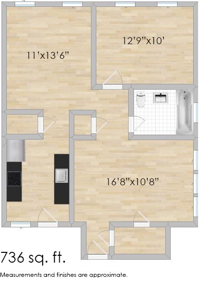 618 S. Austin Blvd. #2A One-Bedroom Apartment