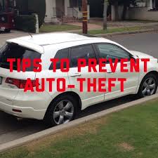 auto theft prevention tips